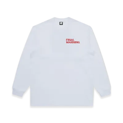 UNDEFEATED UACTP Final Warning L/S Tee "White"