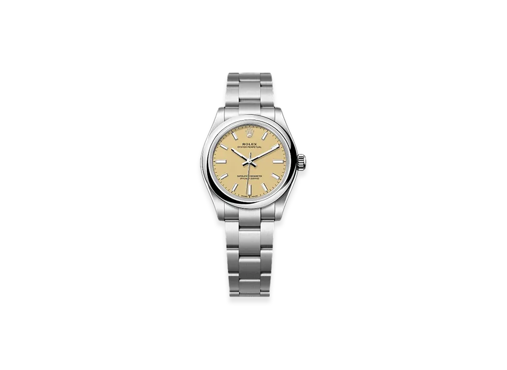 ROLEX Oyster Perpetual 31mm Oystersteel 277200 "Beige"