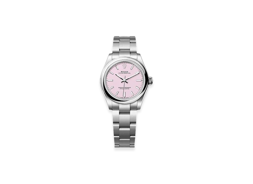ROLEX Oyster Perpetual 31mm Oystersteel 277200 "Candy Pink"