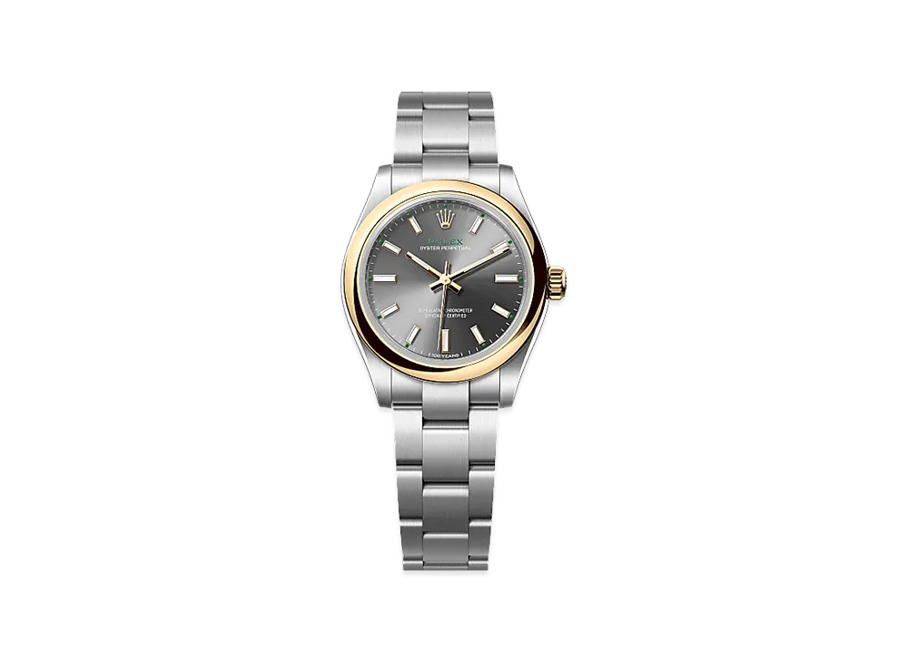 ROLEX Oyster Perpetual 31 Oystersteel & Yellow Gold "Slate"