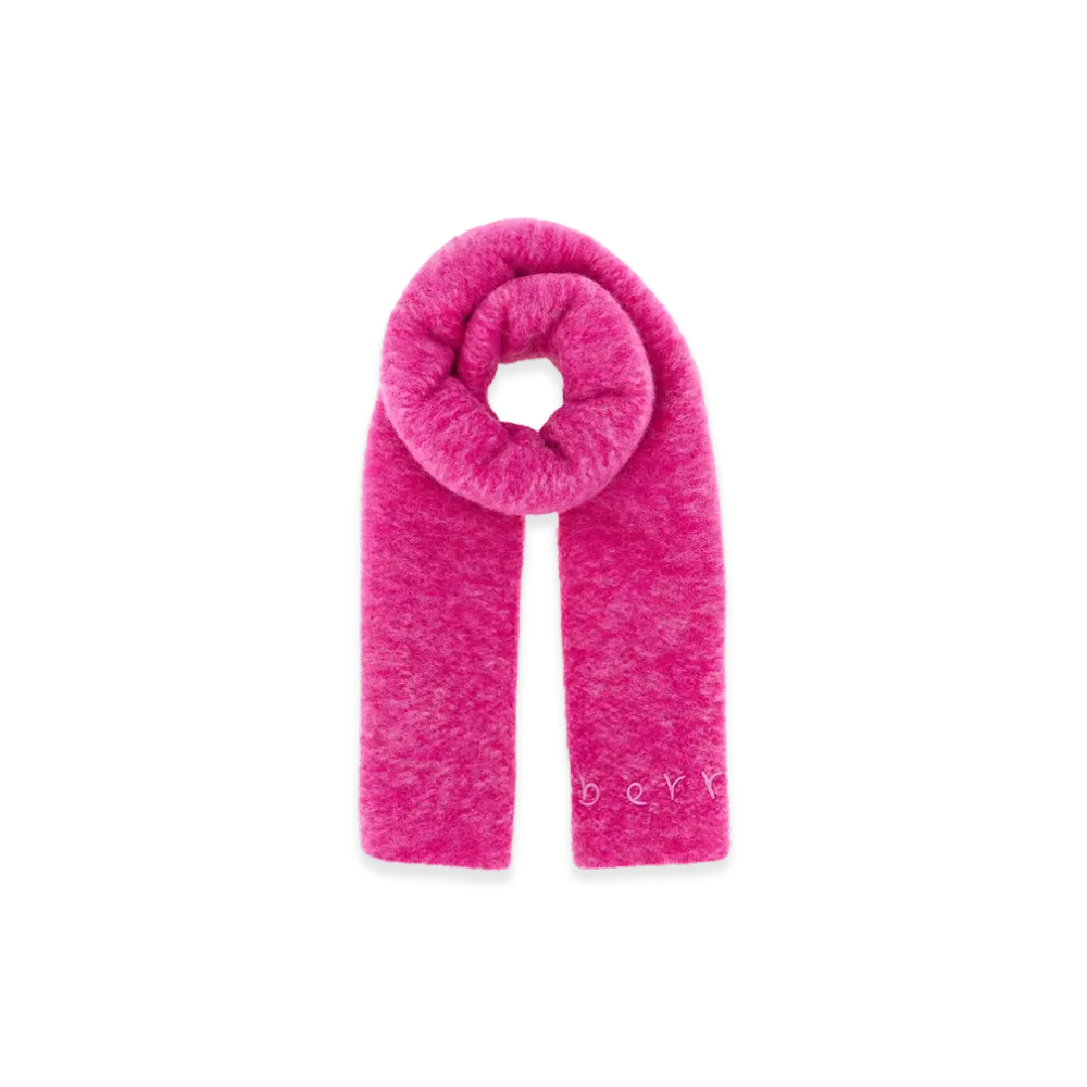 Burberry Two-Tone Alpaca Blend Scarf "Pink"