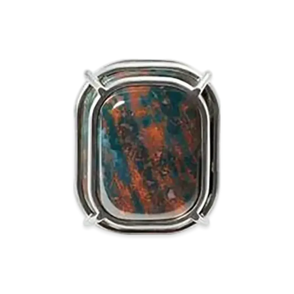 Bottega Veneta Mineral Ring "Bloodstone"