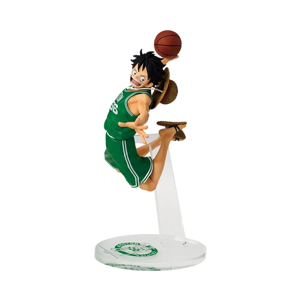 BANPRESTO "MASTER STARS PIECE" -ONE PIECE x NBA- THE MONKEY.D.LUFFY BOSTON CELTICS