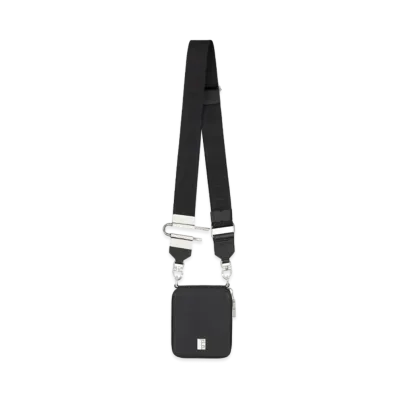 GIVENCHY Wallet in Grained Leather with Strap "Black"