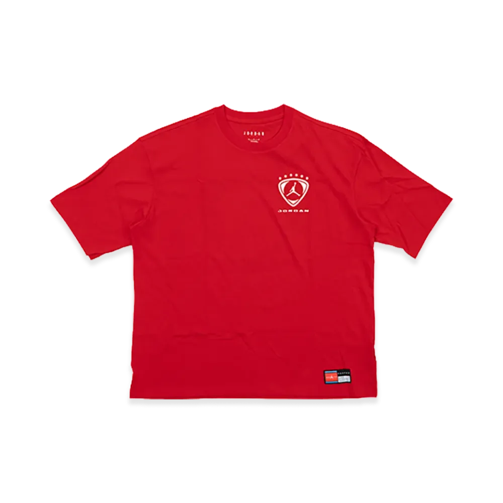 Nike Jordan Brooklyn FC Oversized Graphic T-Shirt "University Red"