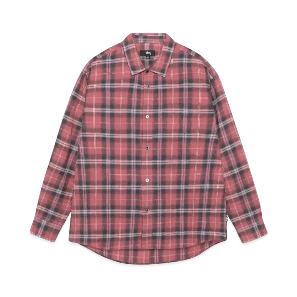 Stussy Beach Plaid Shirt "Red"