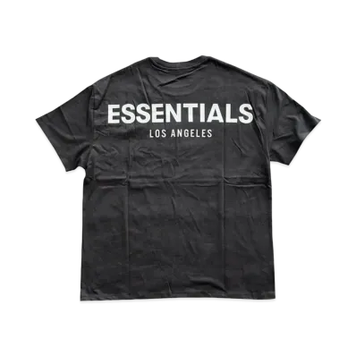 FEAR OF GOD ESSENTIALS Los Angeles 3M Boxy T-Shirt "Black"
