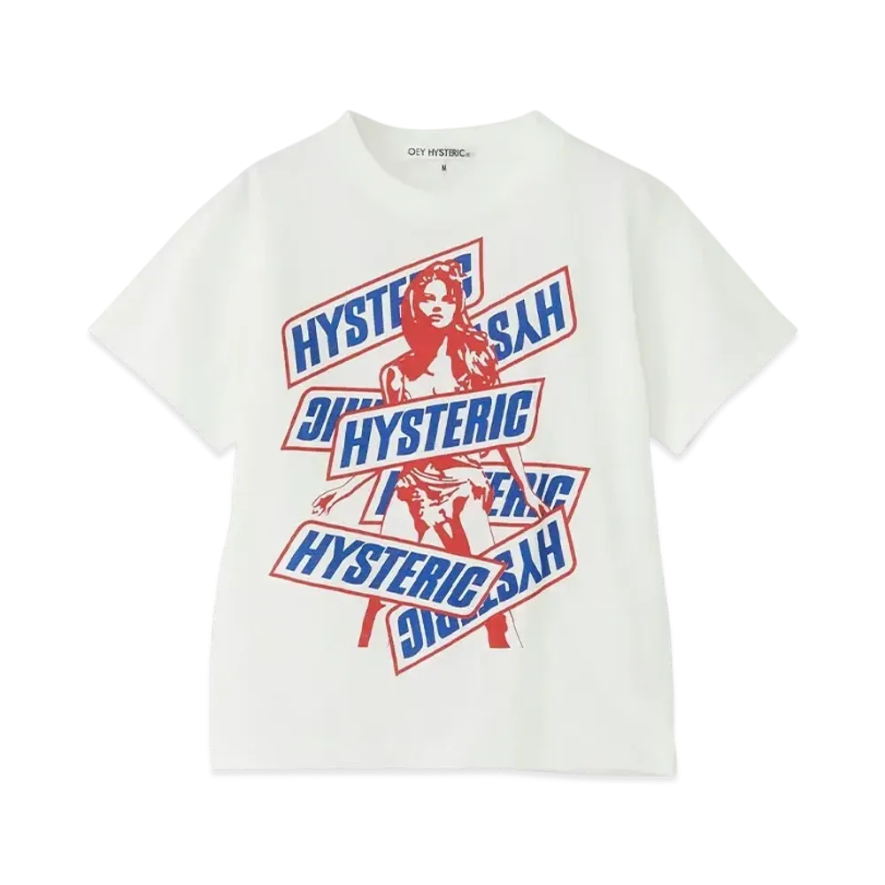HYSTERIC GLAMOUR Kids Item It's So Hysteric T-Shirt "White"