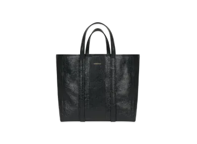 BALENCIAGA Women's Barbes Medium East-West Shopper Bag "Black"