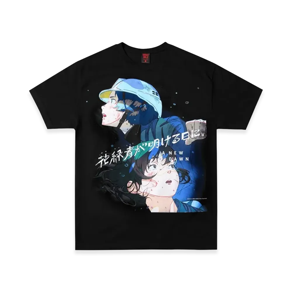 Geeks Rule x A NEW DAWN 15 Silkscreen Printing T Shirt "Black"