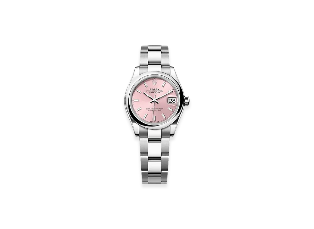 ROLEX Datejust 31 Oystersteel "Pink"