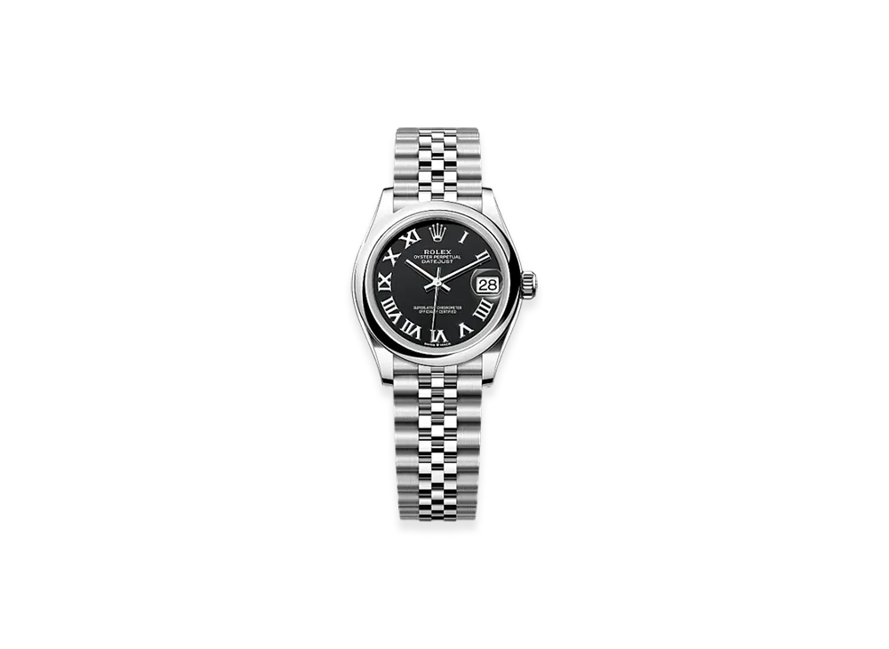 ROLEX Datejust 31 Oystersteel "Black"