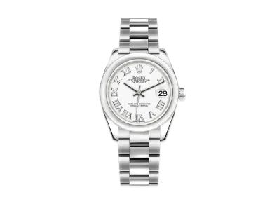 ROLEX Datejust 31 Oyster 31mm "White Roman/Oyster Steel"