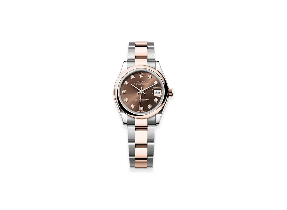 ROLEX Datejust 31mm Oystersteel & Everose Gold 278241 "Chocolate"
