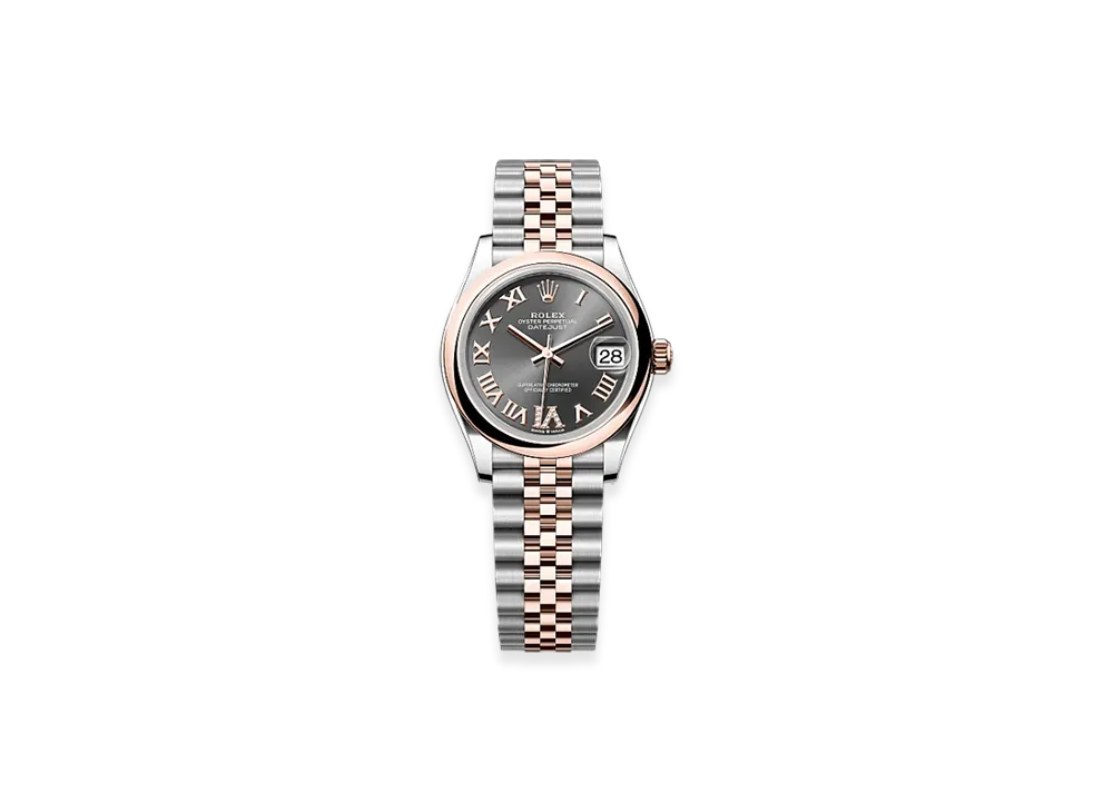 ROLEX Datejust 31mm Oystersteel & Everose Gold 278241 "Slate"