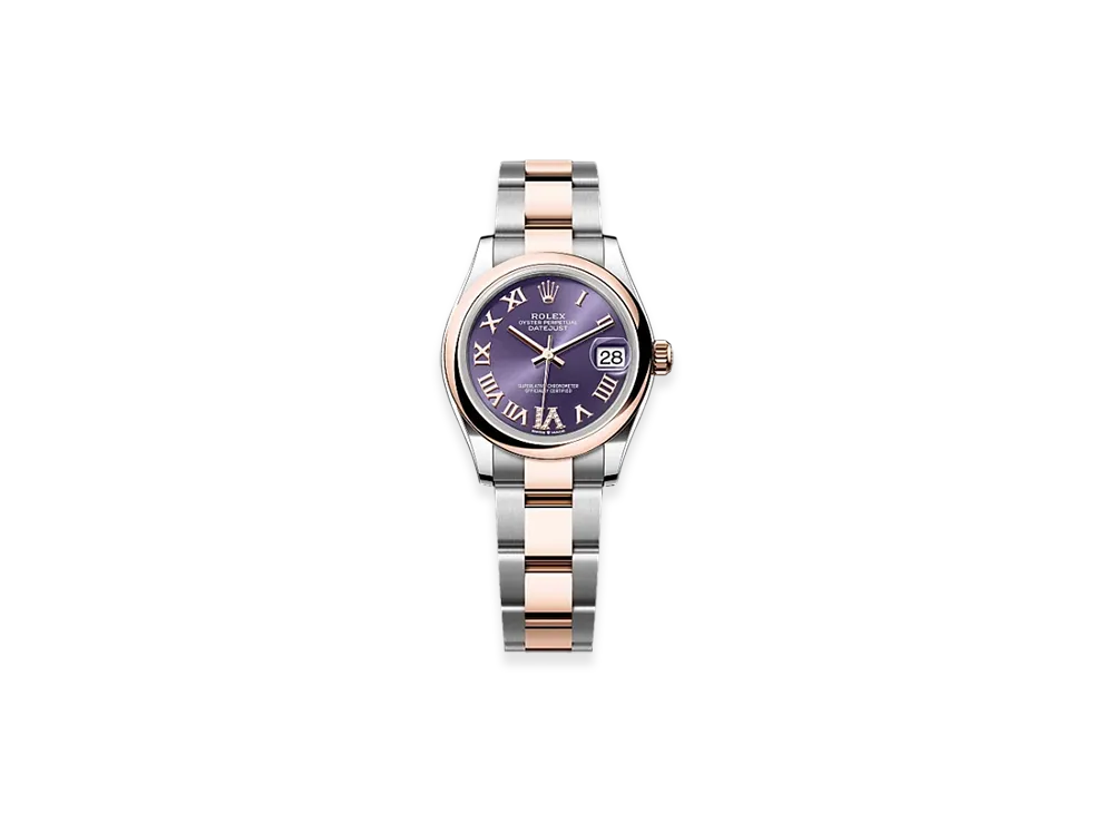 ROLEX Datejust 31mm Oystersteel & Everose Gold 278241 "Aubergine"