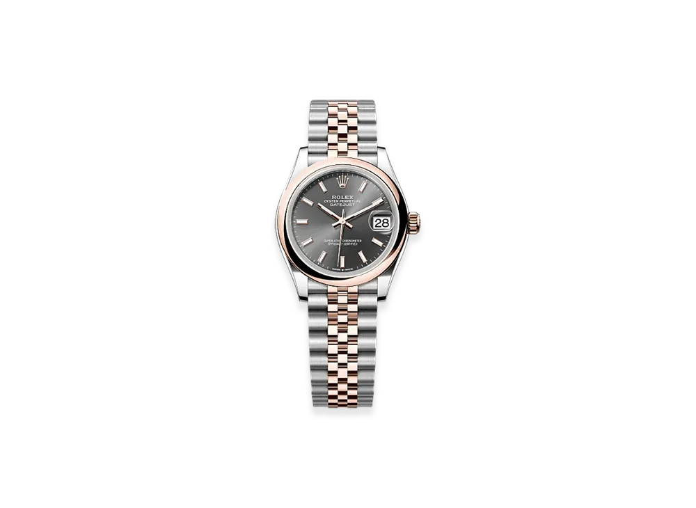 ROLEX Datejust 31mm Oystersteel & Everose Gold 278241 "Slate"