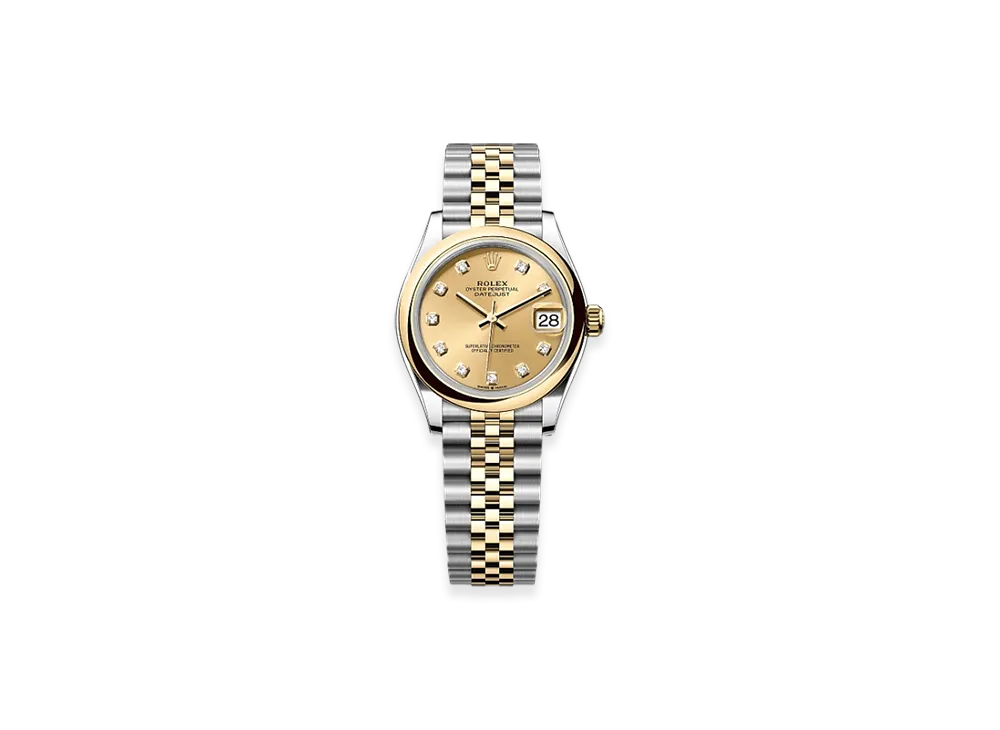 ROLEX Datejust 31mm Oystersteel & Yellow Gold 278243 "Champagne-colour"