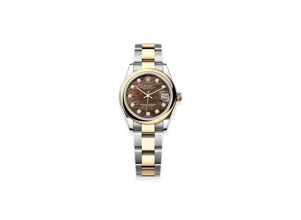 ROLEX Datejust 31mm Oystersteel & Yellow Gold 278243 "Black Mother-of-Pearl"
