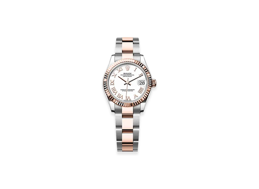 ROLEX Datejust 31mm Oystersteel & Everose Gold 278271 "White"