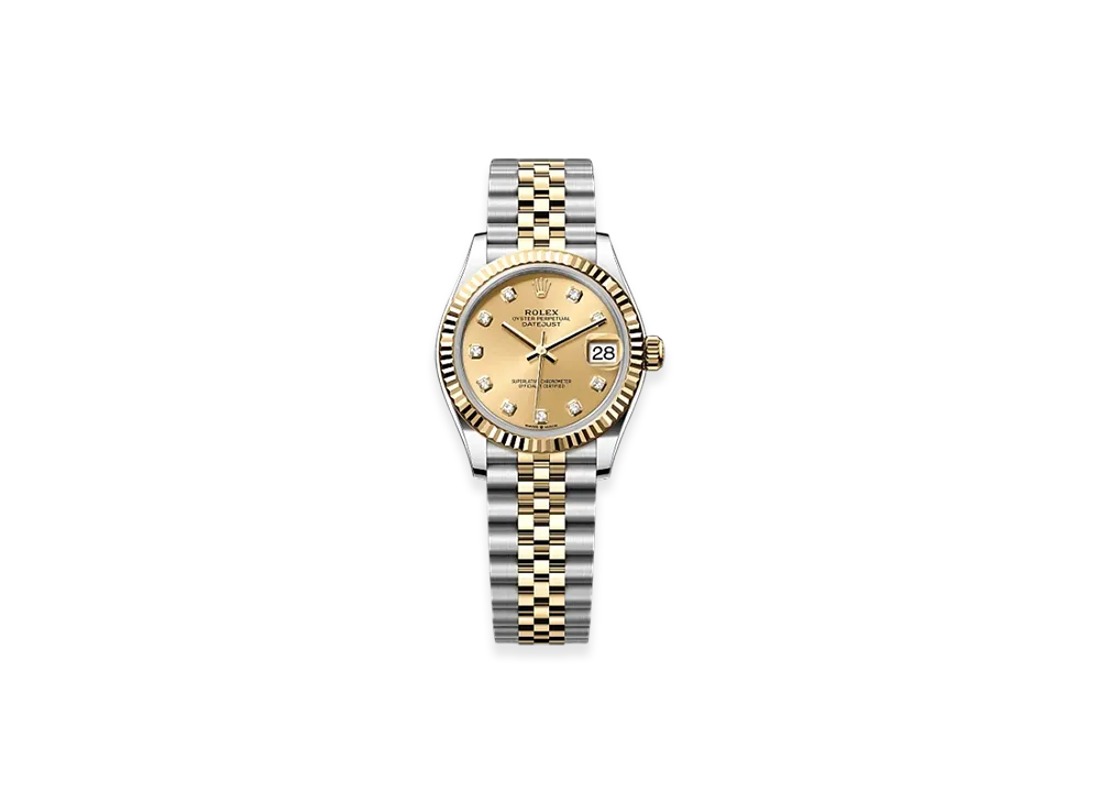 ROLEX Datejust 31mm Oystersteel & Yellow Gold 278273 "Champagne-colour"
