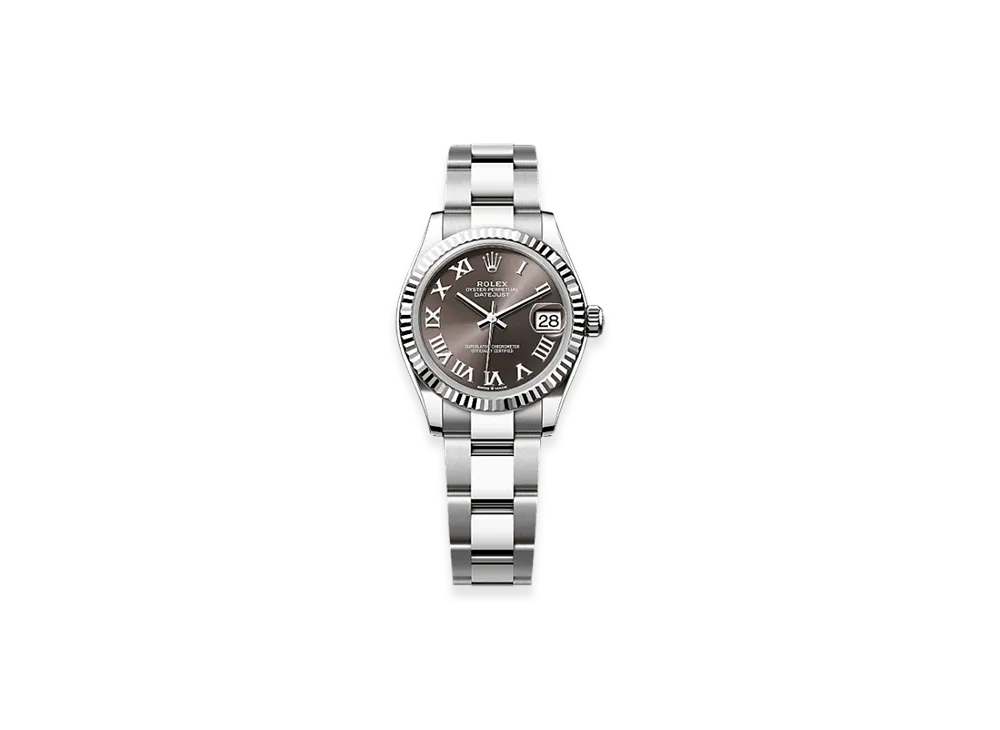 ROLEX Datejust 31mm Oystersteel & White Gold 278274 "Dark Grey"