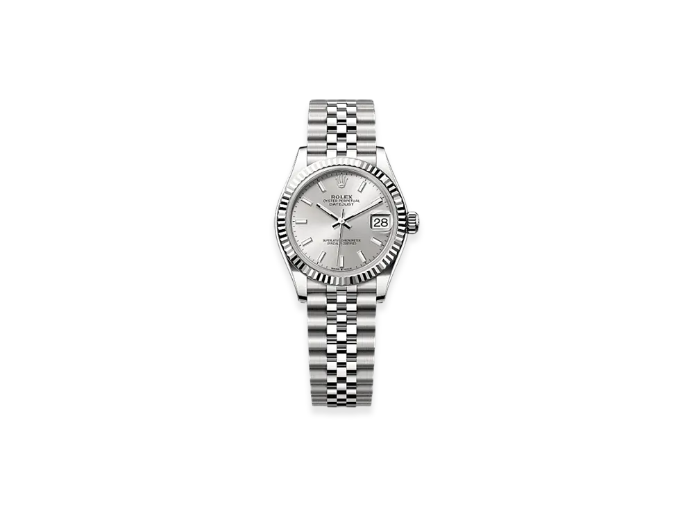 ROLEX Datejust 31mm Oystersteel & White Gold 278274 "Silver"