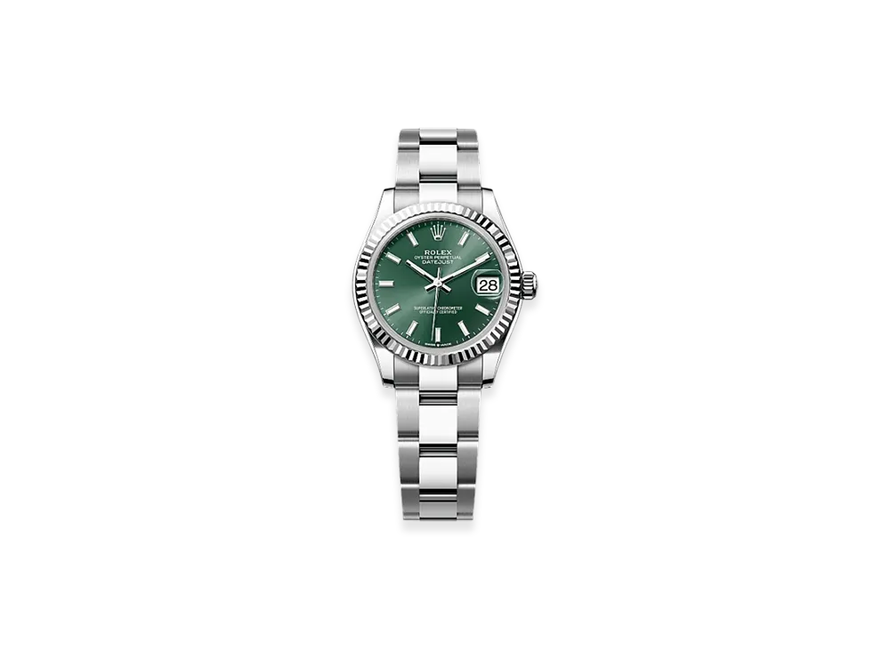 ROLEX Datejust 31mm Oystersteel & White Gold 278274 "Mint Green"