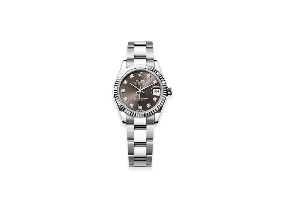 ROLEX Datejust 31mm Oystersteel & White Gold 278274 "Dark Grey"