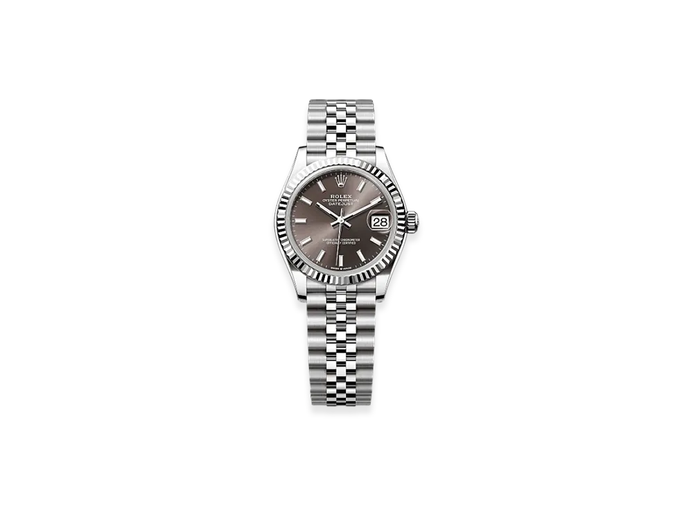 ROLEX Datejust 31mm Oystersteel & White Gold 278274 "Dark Grey"