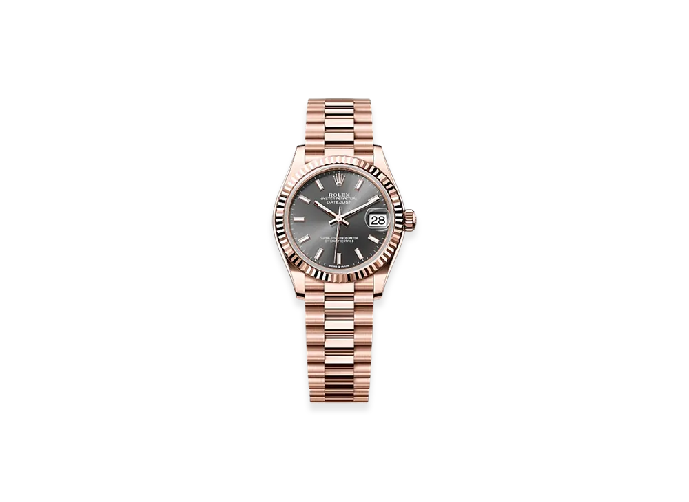 ROLEX Datejust 31mm Everose Gold 278275 "Slate"