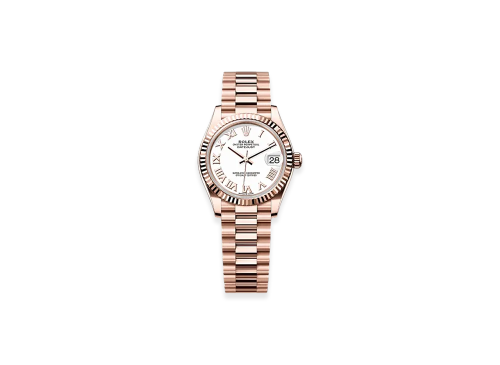 ROLEX Datejust 31mm Everose Gold 278275 "White"