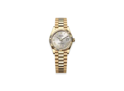 ROLEX Datejust 31mm Yellow Gold 278278 "Silver"