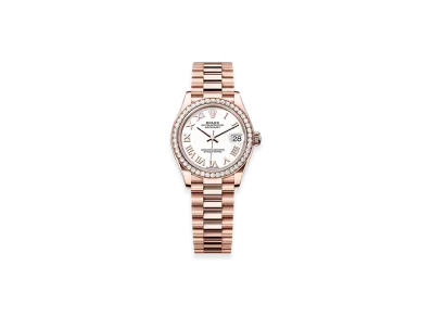 ROLEX Datejust 31mm Everose Gold Diamond 278285RBR "White"