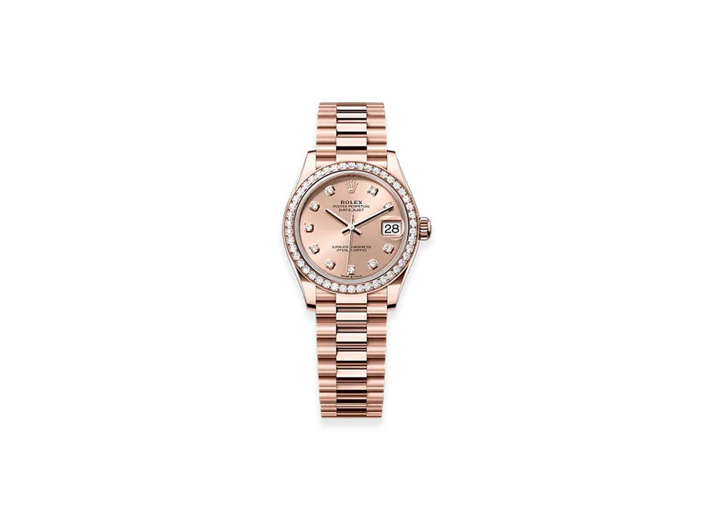 ROLEX Datejust 31mm Everose Gold Diamond 278285RBR "Rose-colour"