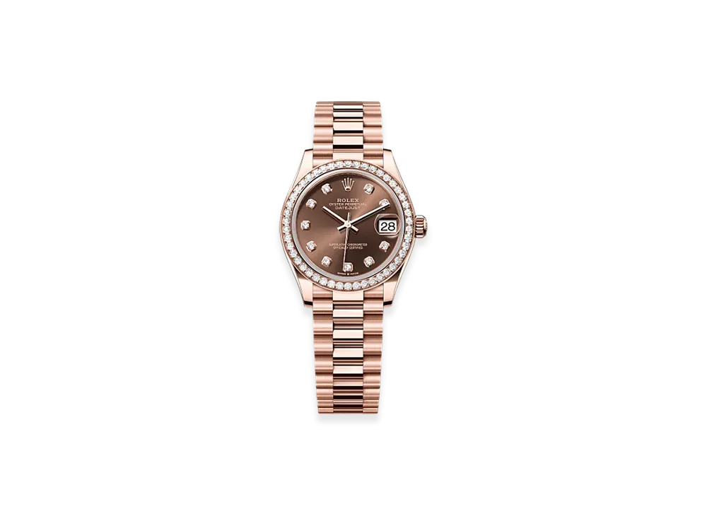 ロレックス デイトジャスト 31 278285RBR "ブラウン"