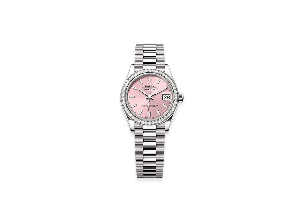 ROLEX Datejust 31mm White Gold Diamond 278289RBR "Pink"