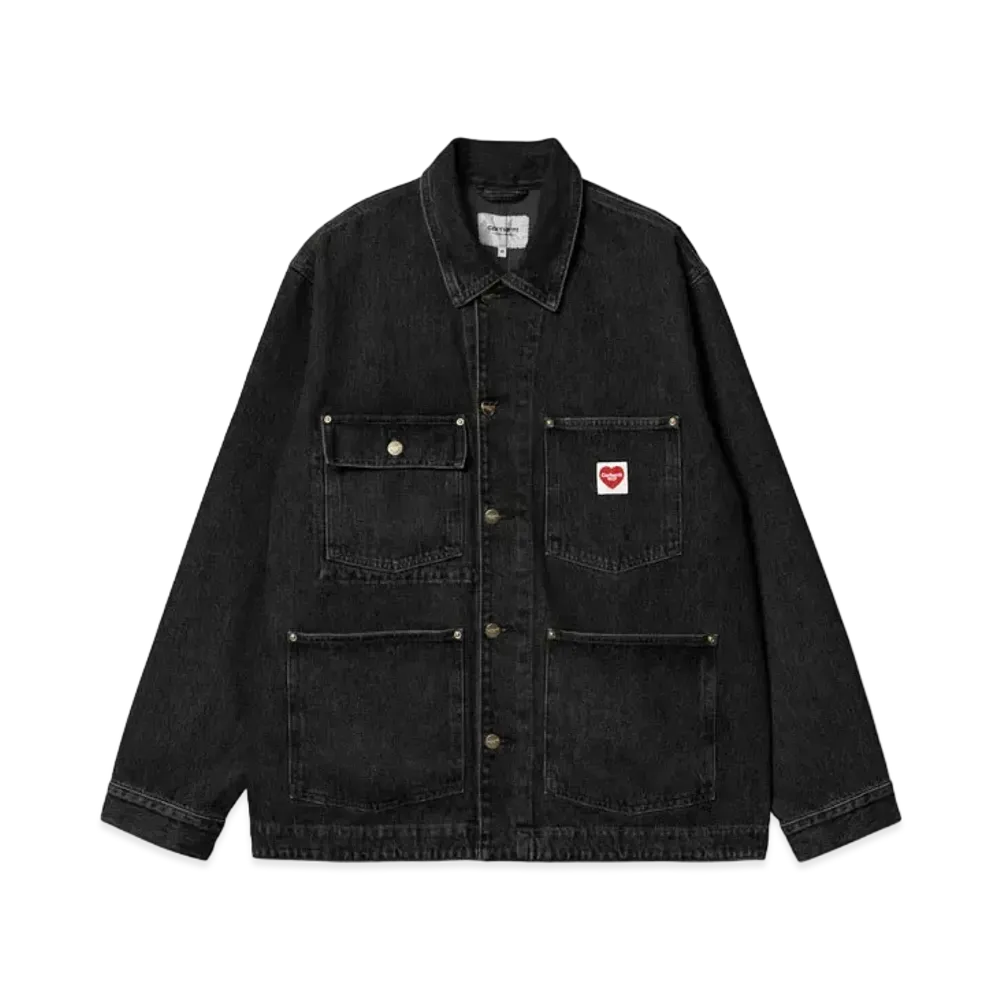 Carhartt Nash Jacket "Black Stone Washed"