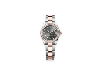 ROLEX Datejust 31mm Oystersteel & Everose Gold Diamond 278381RBR "Slate"