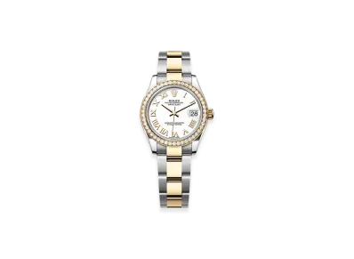 ROLEX Datejust 31mm Oystersteel & Yellow Gold Diamond 278383RBR "White"