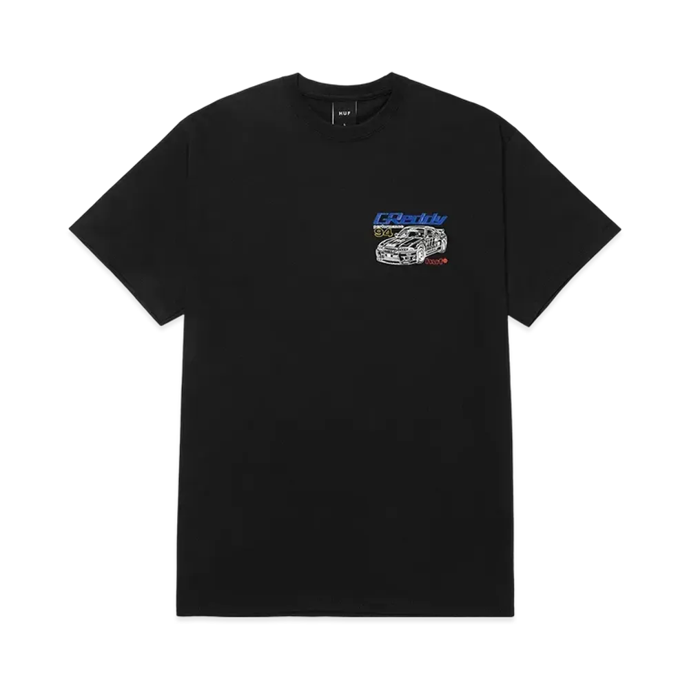 HUF x Greddy Diagram Tee "Black"