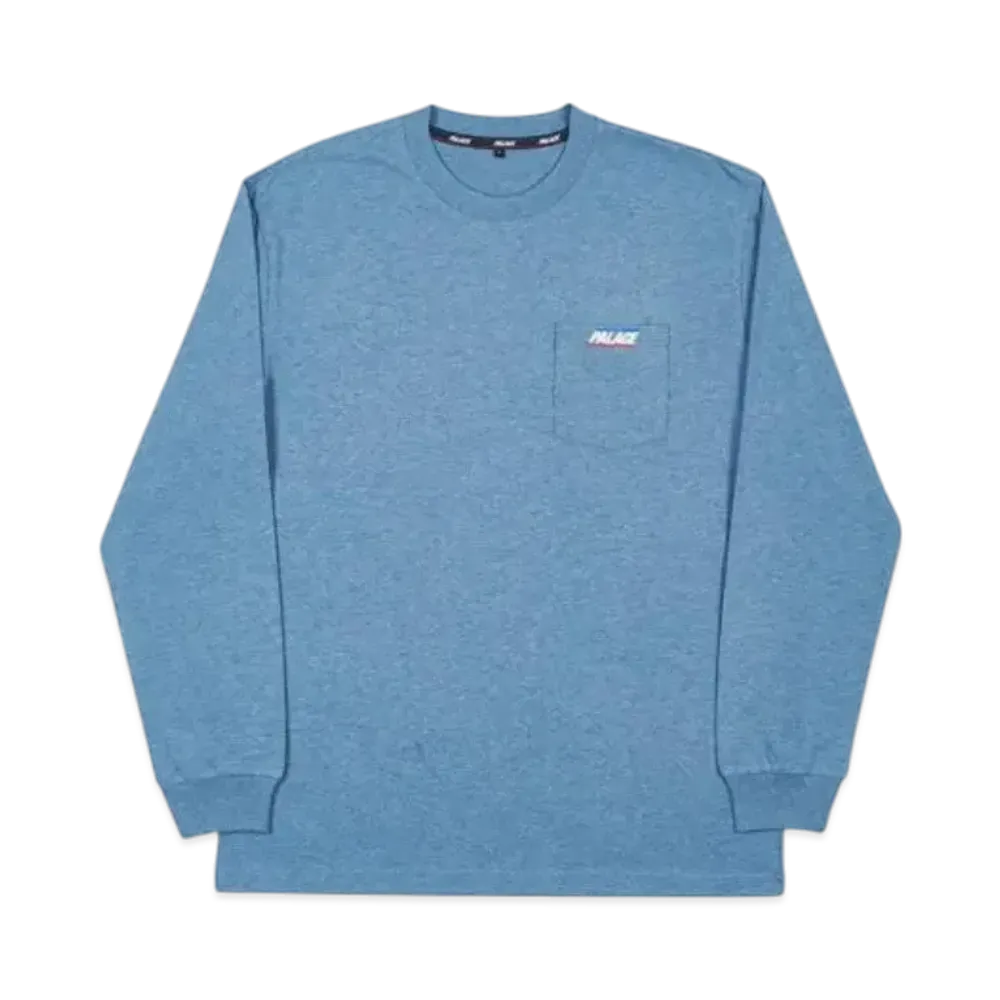 PALACE Basically a Pocket Longsleeve "Blue"