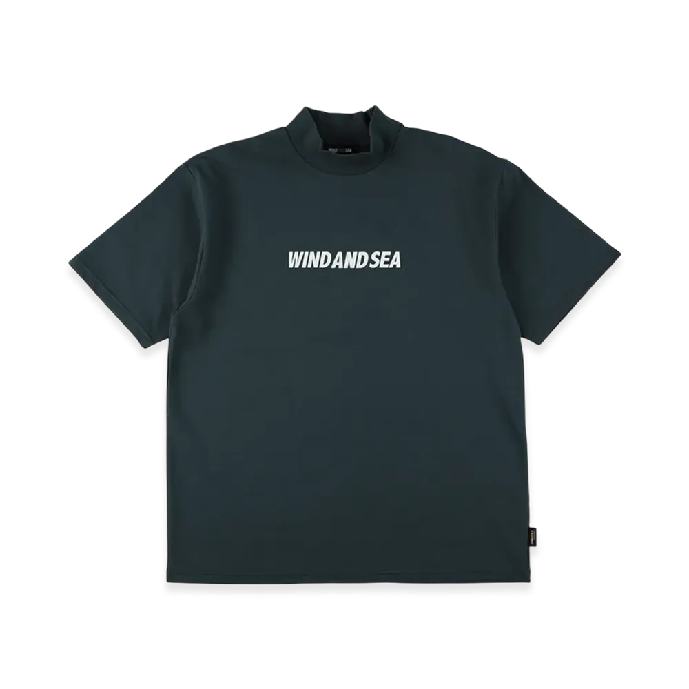 WIND AND SEA CT Mockneck (Cordura(R)) S/S Tee "SleteBlue"