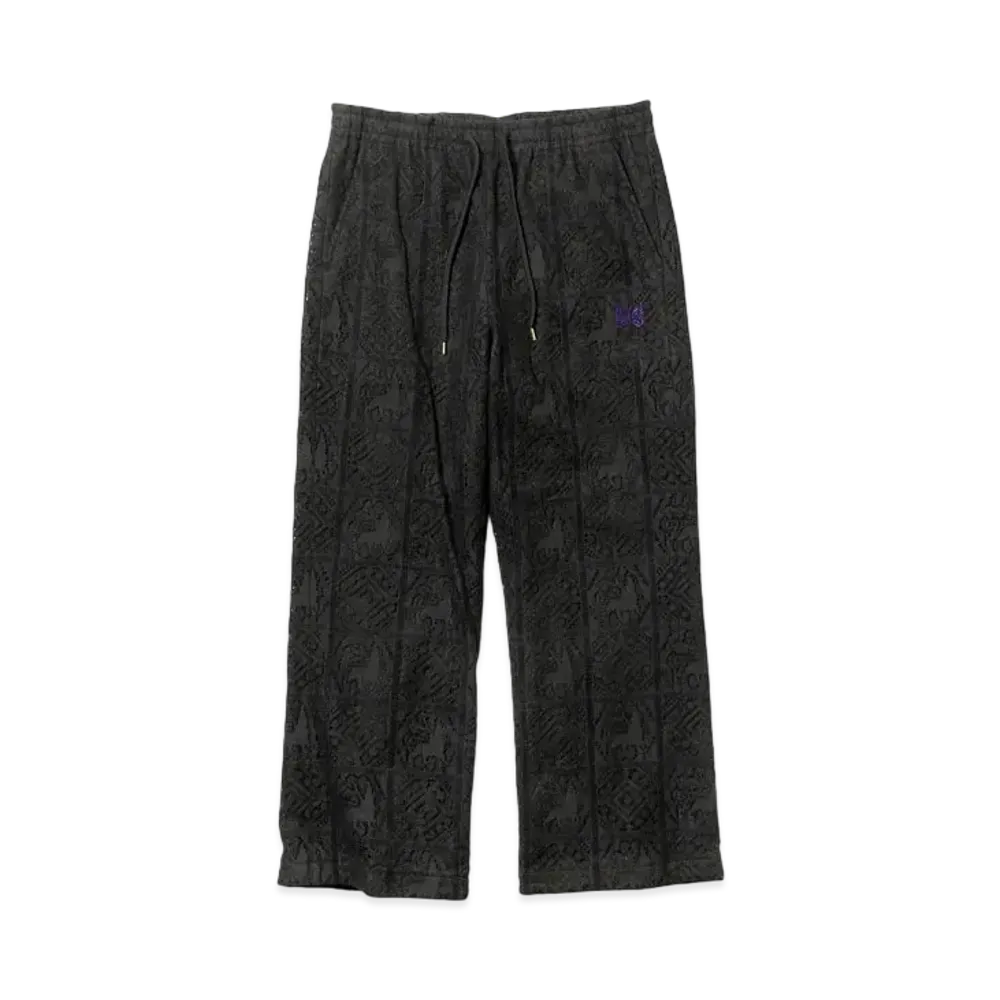 Needles x Sasquatchfabrix. String Easy Pant - Velvet Lace "Black"