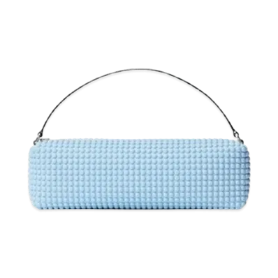 Alexander Wang Heiress 3D Spike Neoprene Flex Bag "Chambray Blue"