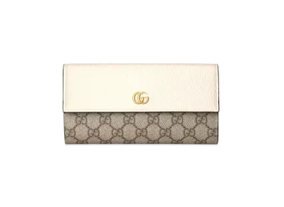 GUCCI GG Marmont Continental Wallet "Beige"