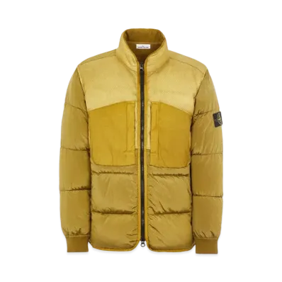 Stone Island 42840 MODIFIED PANAMA 6/3 HT NYLON MIX FABRICS DOWN-TC "Dark Beige"