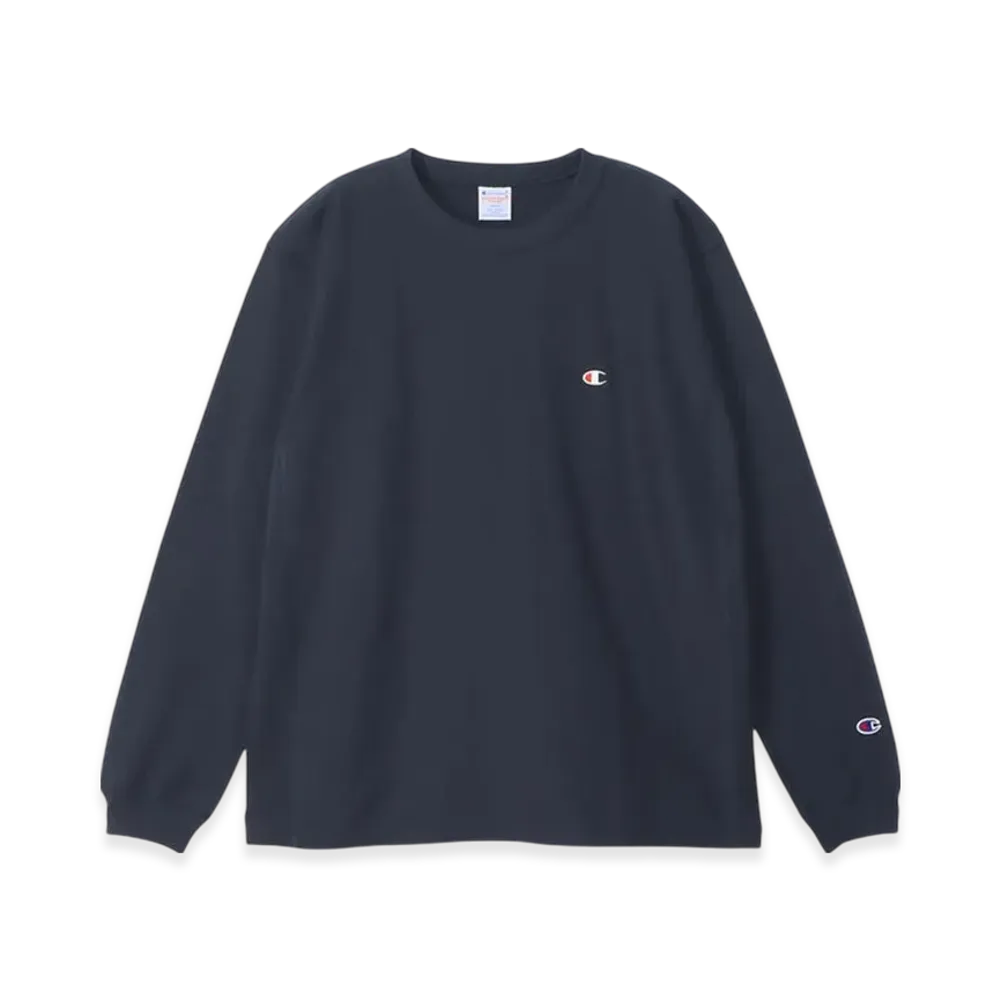 Champion Reverse Weave Long Sleeve T-shirt 25SS "Navy"