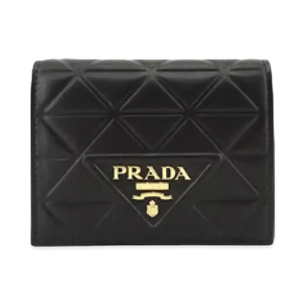 PRADA Leather Wallet "Black"
