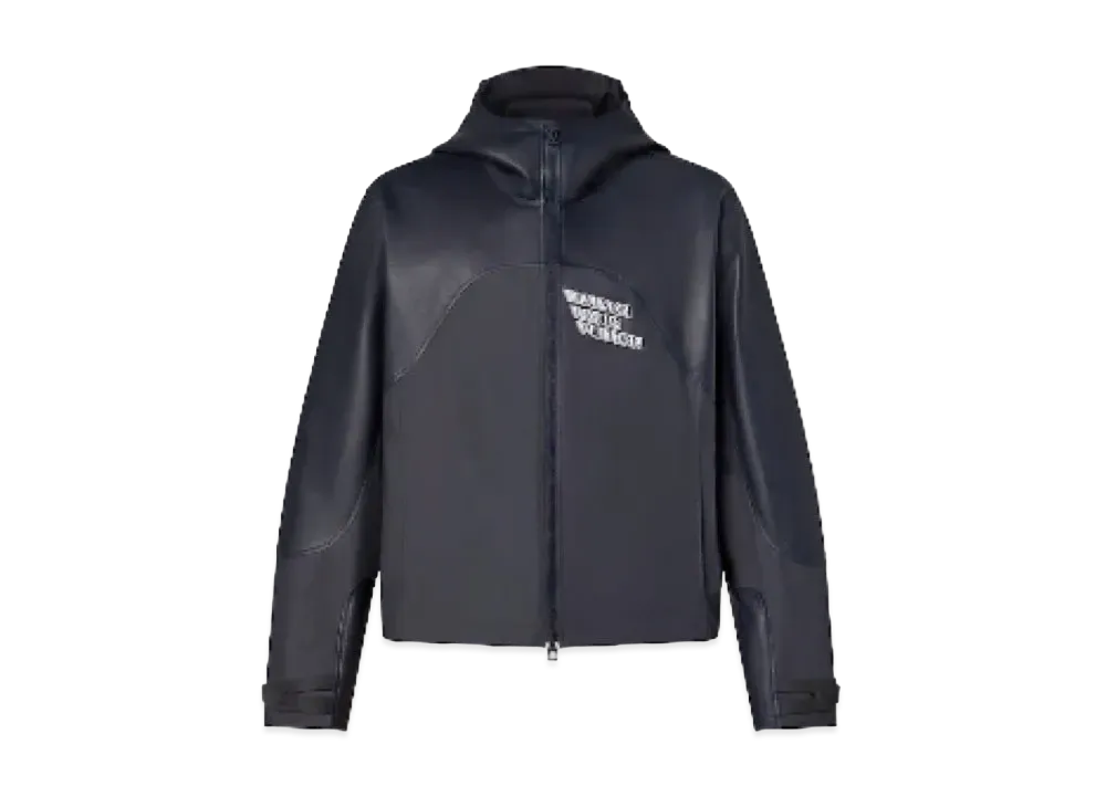 Louis Vuitton Mixed Leather Blouson "Anthracite"